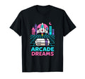 Arcade Dreams Gaming Video Game Fans T-Shirt - Custom Art Print Unisex - T-Shirt, Sweatshirt, Hoodie