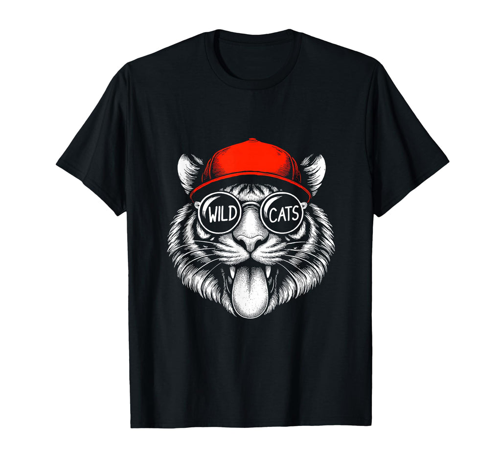 Wildcats School Sports Fan Team T-Shirt - Fun Novelty Design for Adults - T-Shirt, Sweatshirt, Hoodie