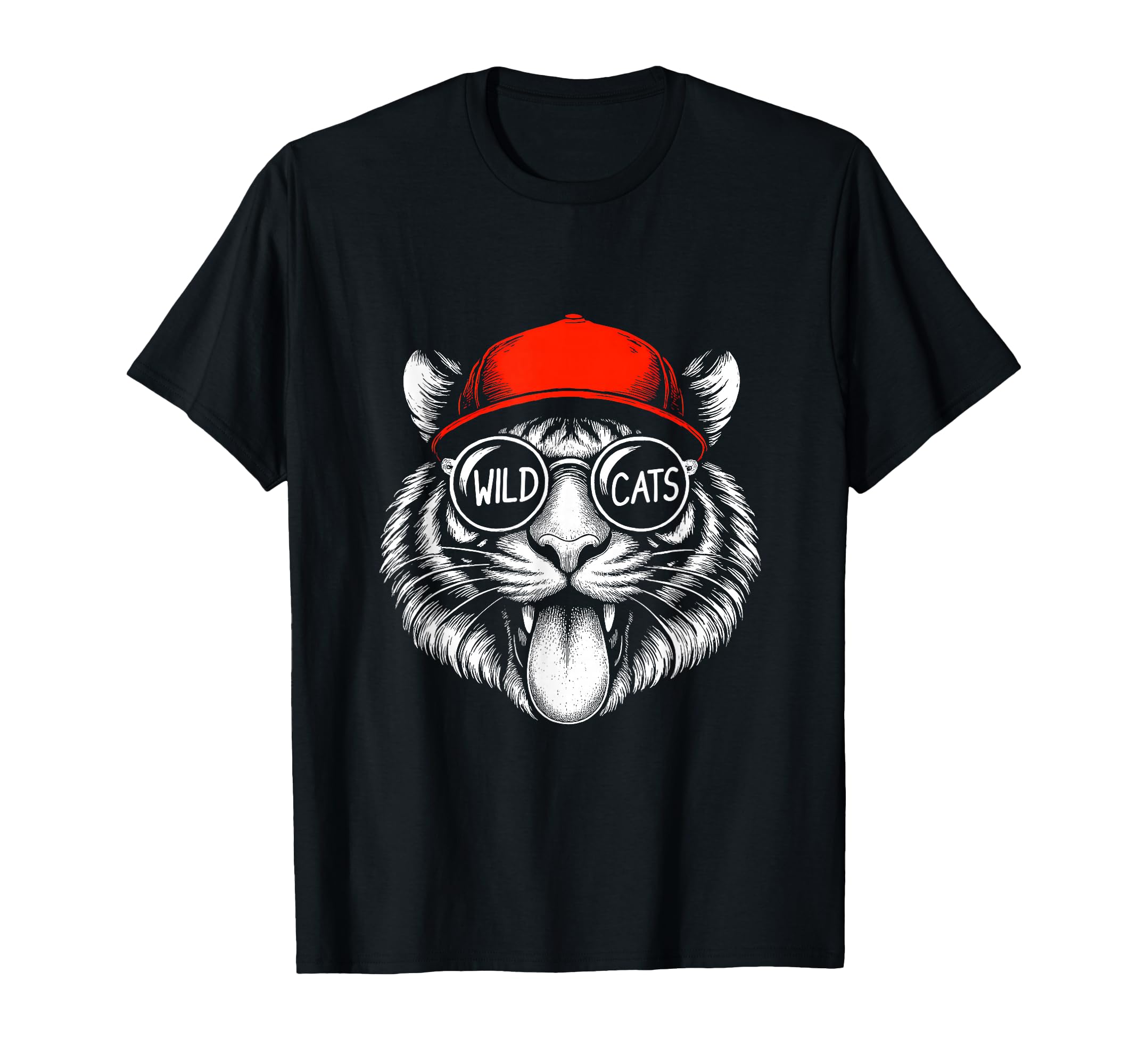 Wildcats School Sports Fan Team T-Shirt - Fun Novelty Design for Adults - T-Shirt, Sweatshirt, Hoodie