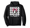 Soccer Aunt Soccer Auntie Coquette Bow Hoodie - Aesthetic Graphic Men Women - T-Shirt, Sweatshirt, Hoodie