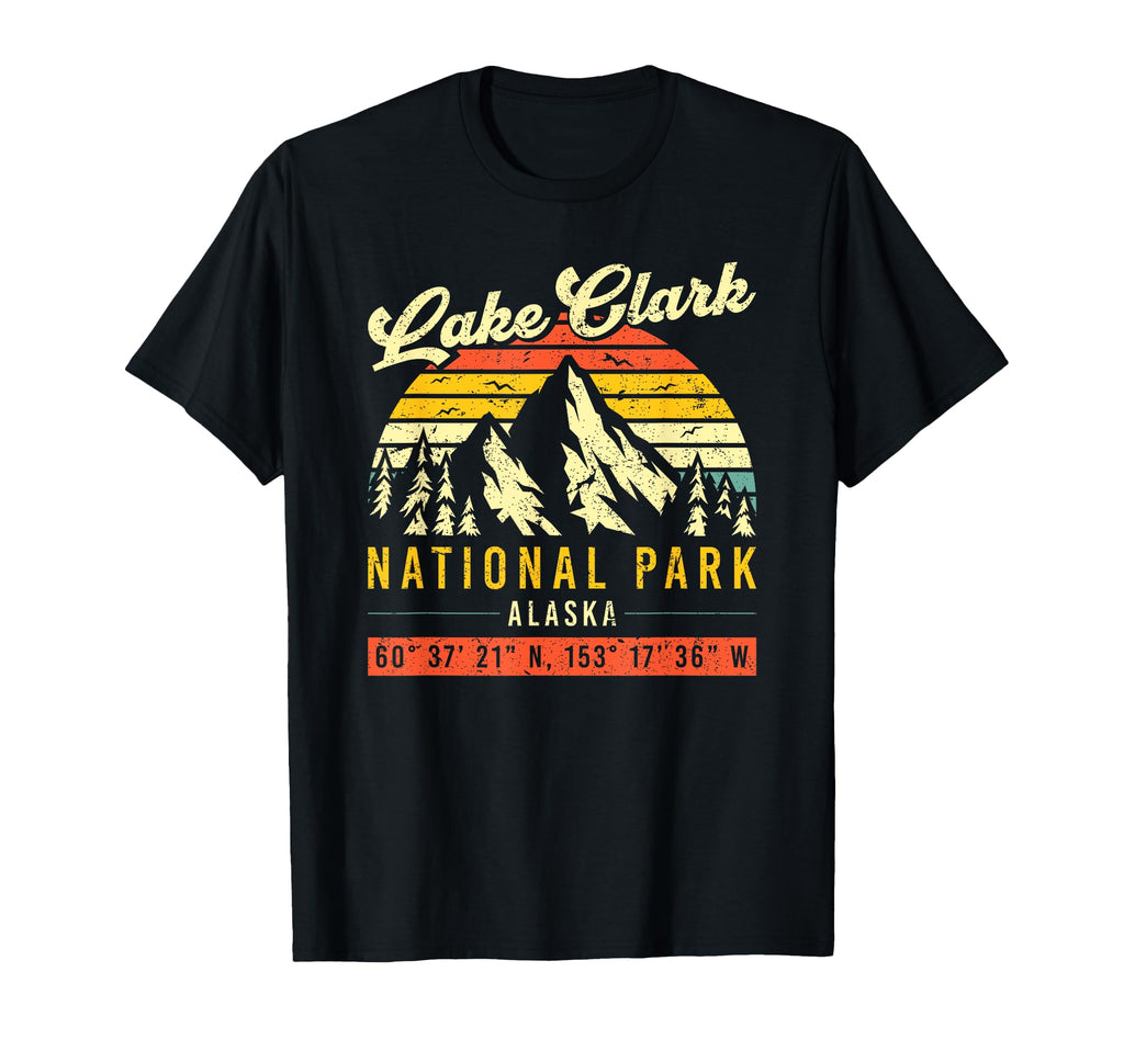 Lake Clark Alaska National Park T-Shirt - Fun Novelty Design Unisex - T-Shirt, Sweatshirt, Hoodie