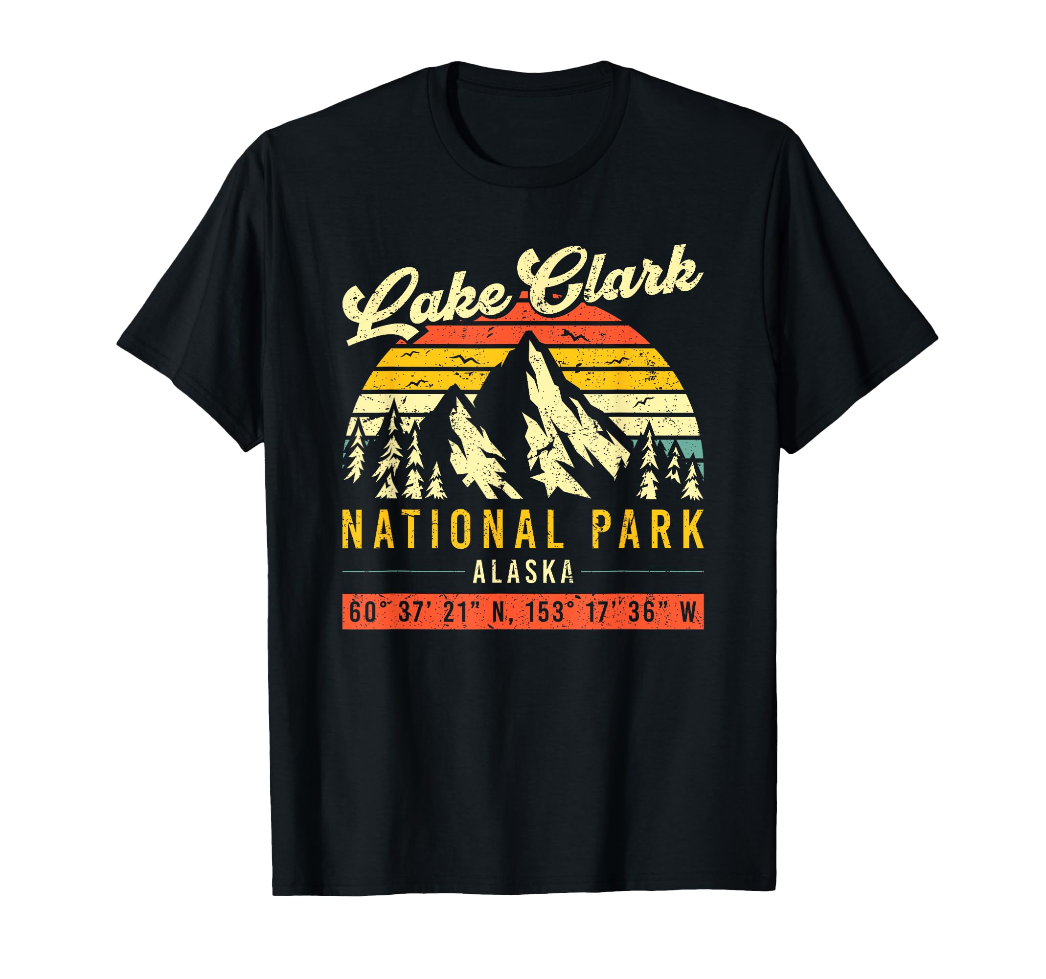 Lake Clark Alaska National Park T-Shirt - Fun Novelty Design Unisex - T-Shirt, Sweatshirt, Hoodie