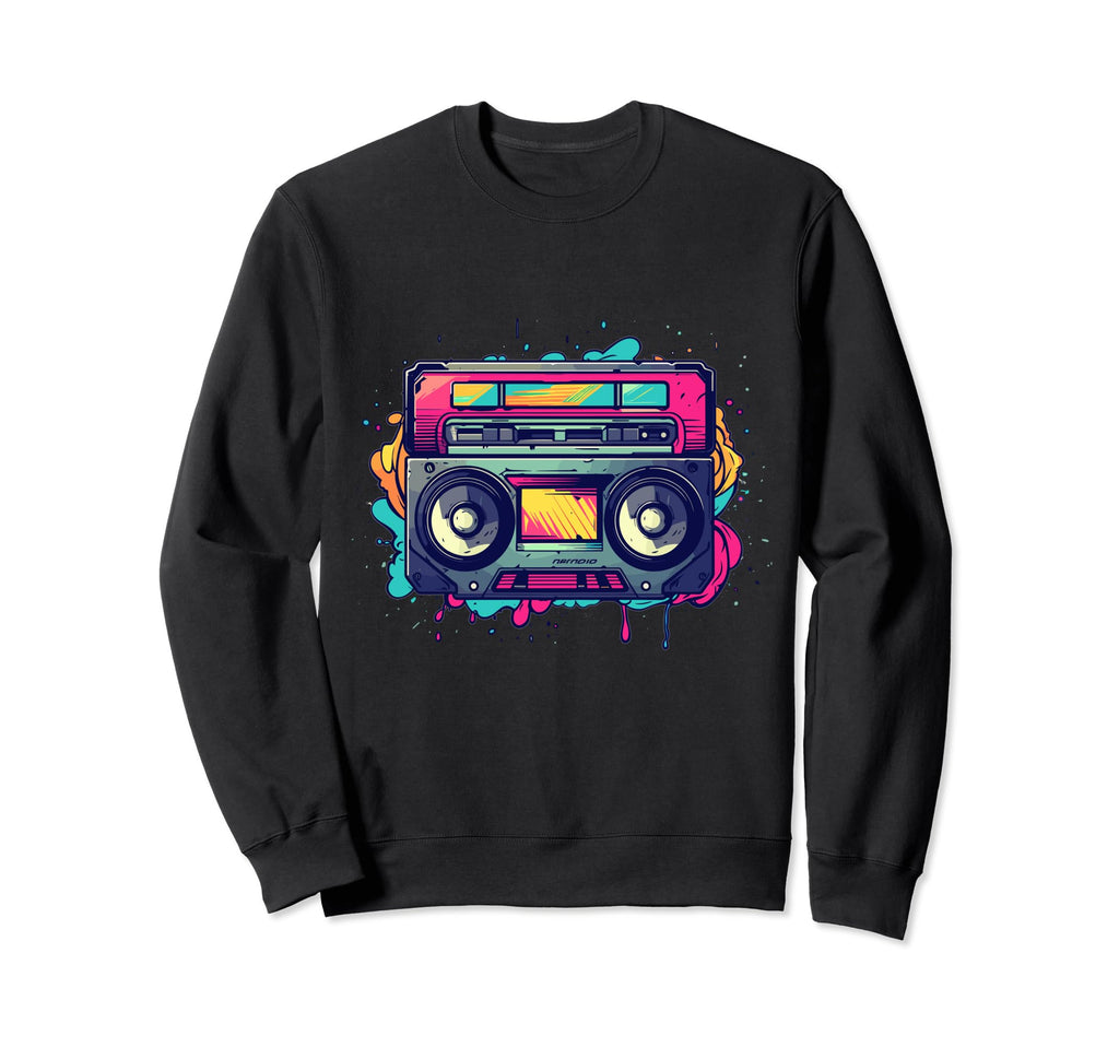 80S Cassette Tape 80S Fan Sweatshirt - Casual Everyday Wear Men Women - T-Shirt, Sweatshirt, Hoodie
