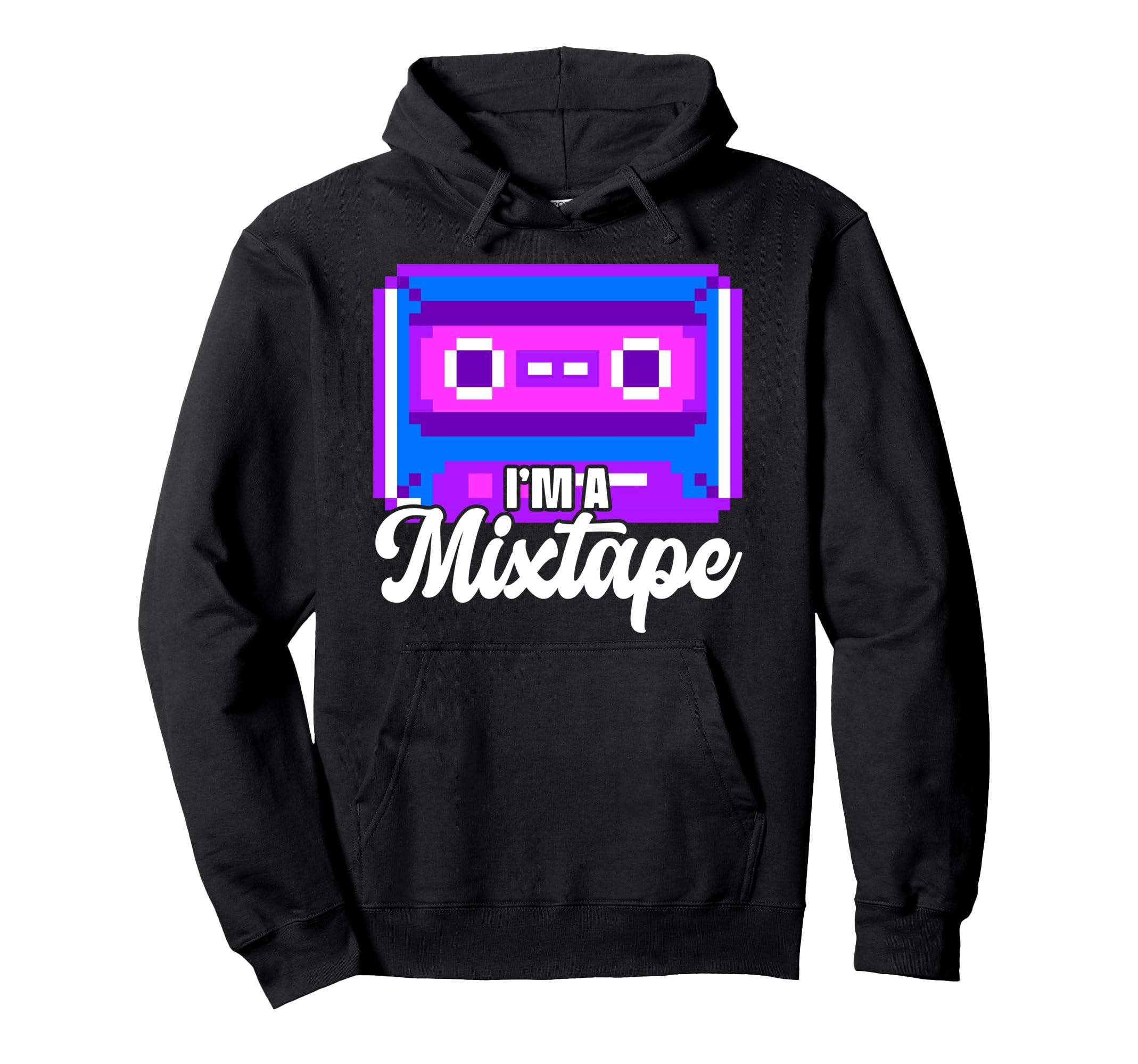Bisexual Bi Pride Flag Tape Cassette Im Hoodie - Unique Graphic Men Women - T-Shirt, Sweatshirt, Hoodie
