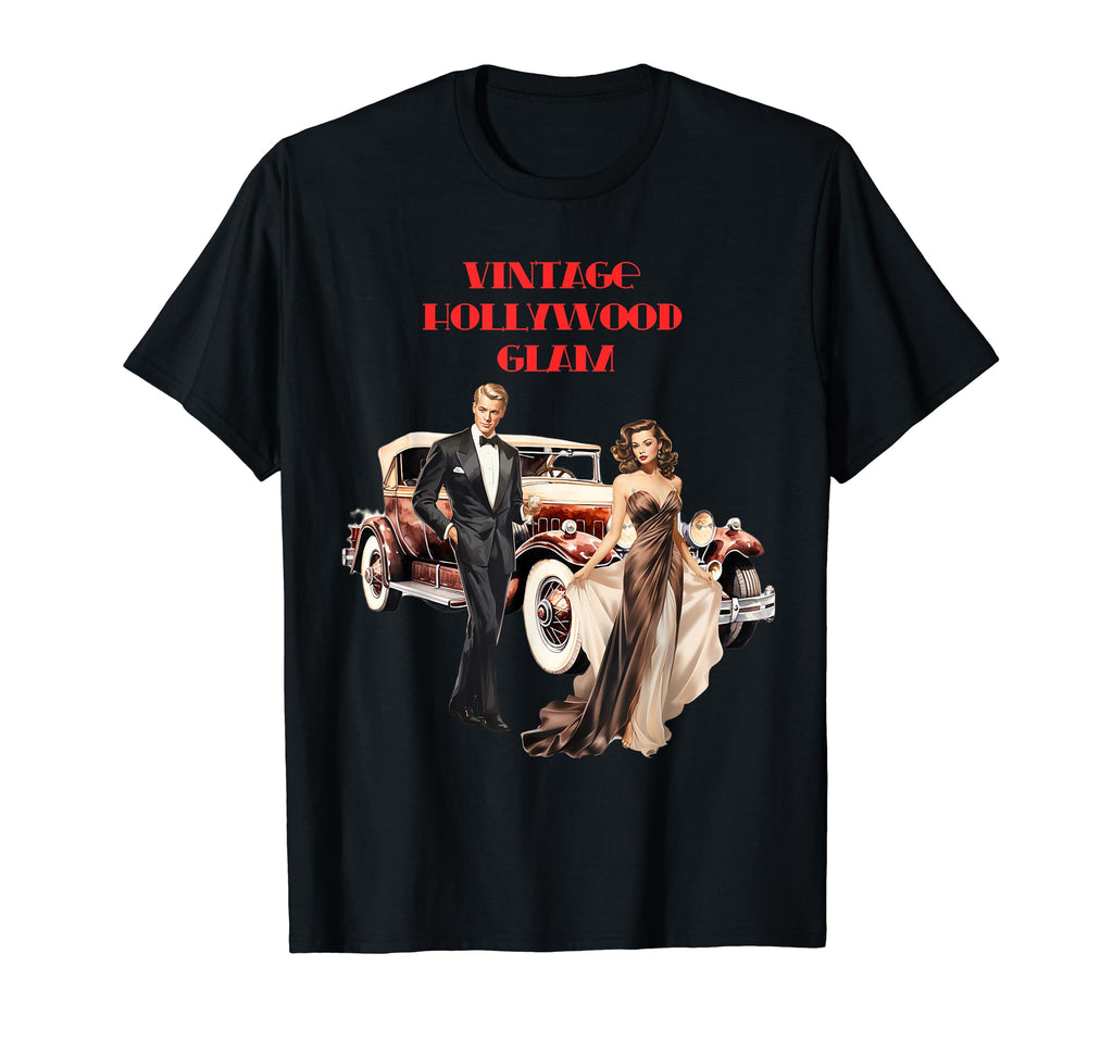 Hollywood Glam T-Shirt - Minimalist Print Men Women - T-Shirt, Sweatshirt, Hoodie