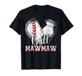 Ball Mawmaw Baseball Soccer Heart Mom T-Shirt - Graphic Print for Adults - T-Shirt, Sweatshirt, Hoodie