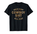 Been Doin Cowboy Shit Distressed T-Shirt - Aesthetic Graphic Men Women - T-Shirt, Sweatshirt, Hoodie