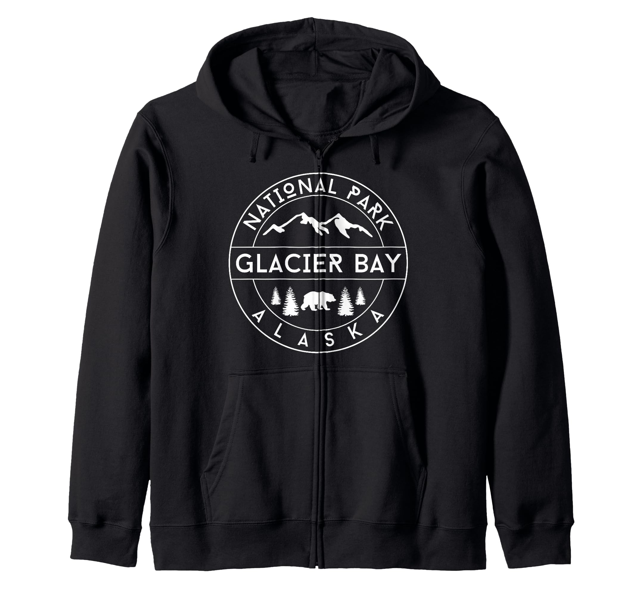 Glacier Bay National Park Alaska Usa T-Shirt - Custom Art Print Unisex - T-Shirt, Sweatshirt, Hoodie