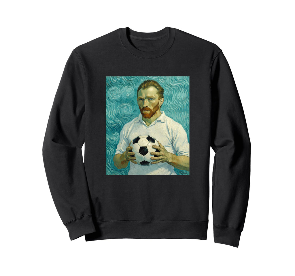 Vincent Loves Football And Soccer Sweatshirt - Custom Art Print Unisex - T-Shirt, Sweatshirt, Hoodie