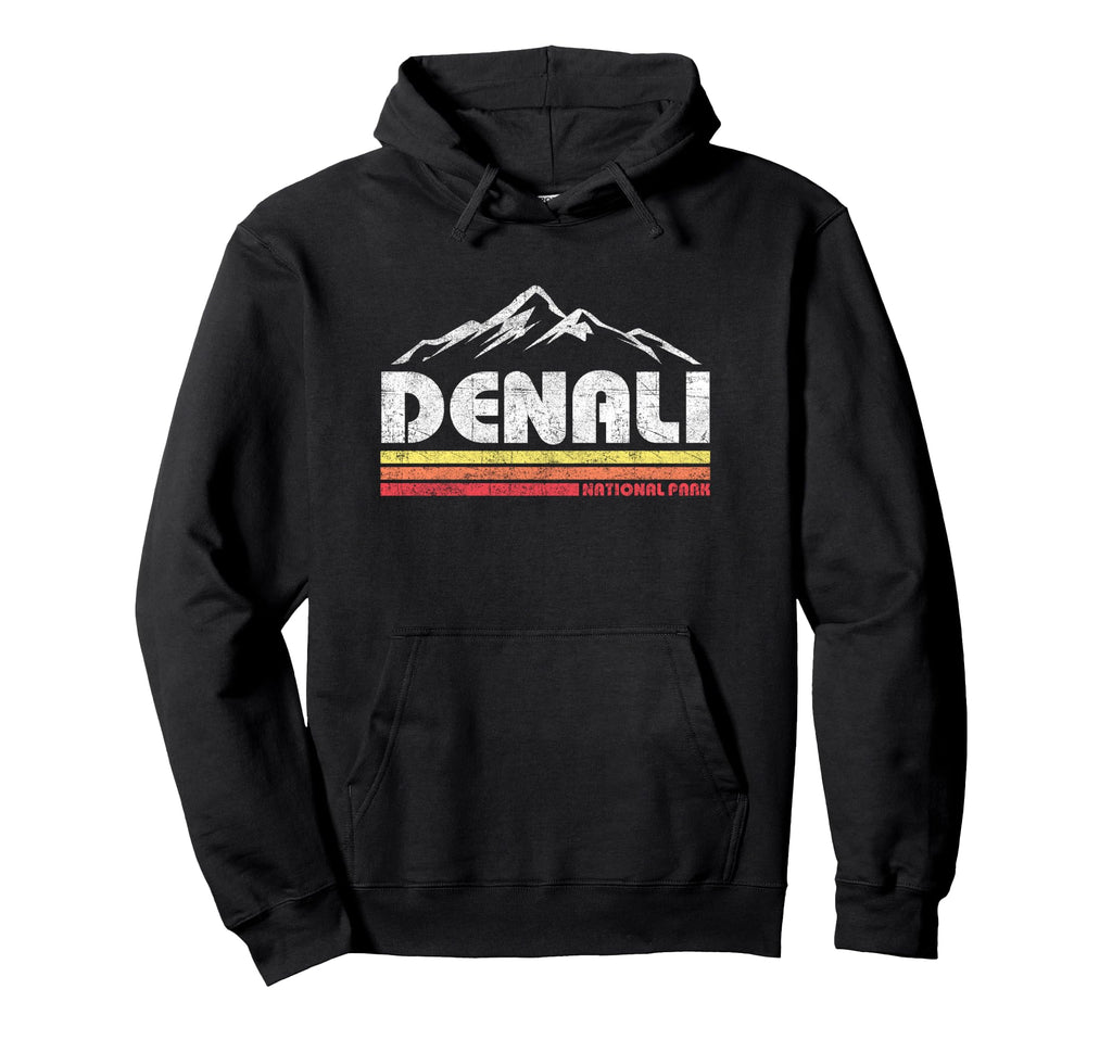 Mt Denali Alaska National Park Hoodie - Aesthetic Graphic Men Women - T-Shirt, Sweatshirt, Hoodie