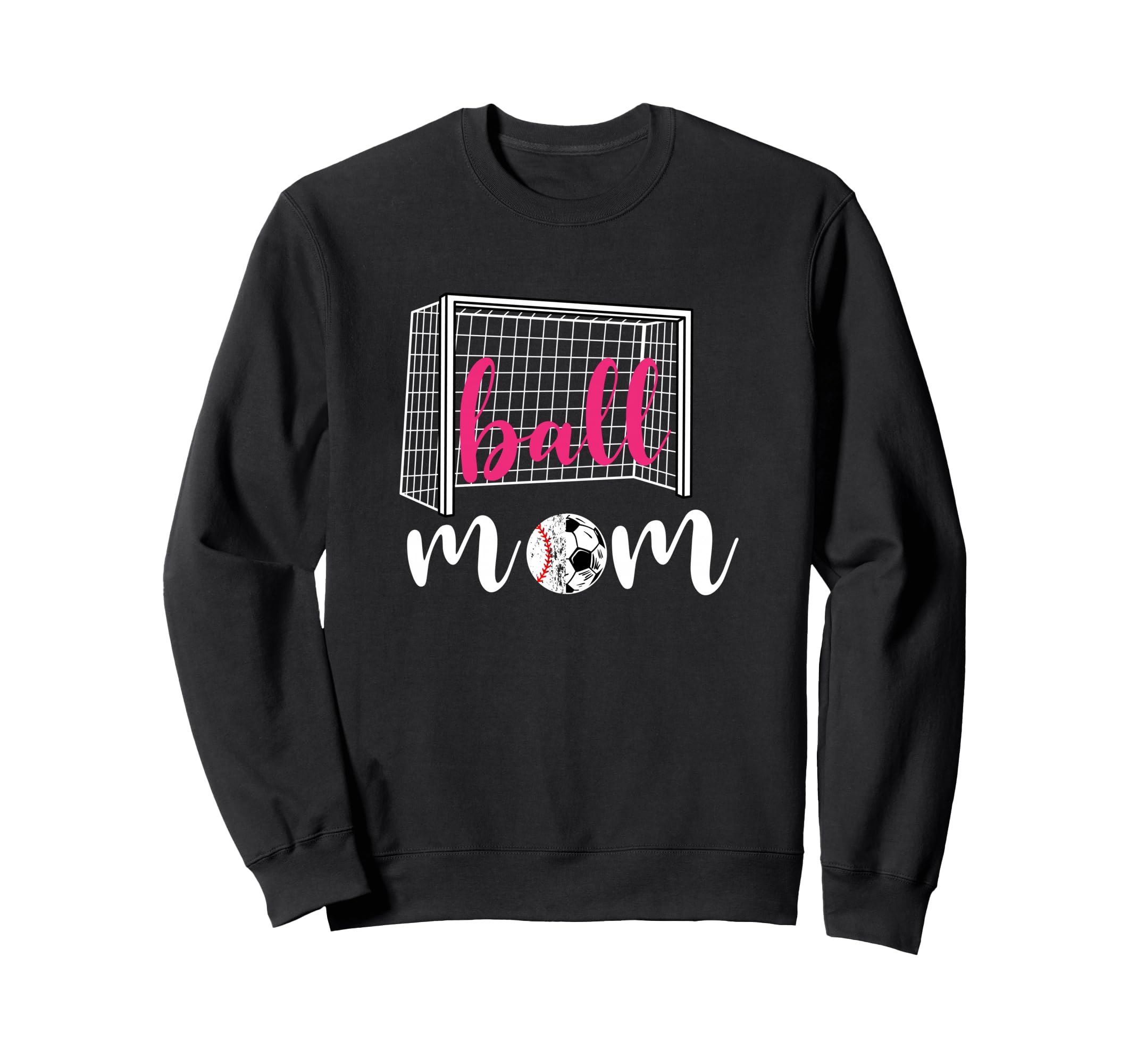 Soccer Mom Ball Football Game Day Funny Sweatshirt - Unique Graphic Unisex - T-Shirt, Sweatshirt, Hoodie