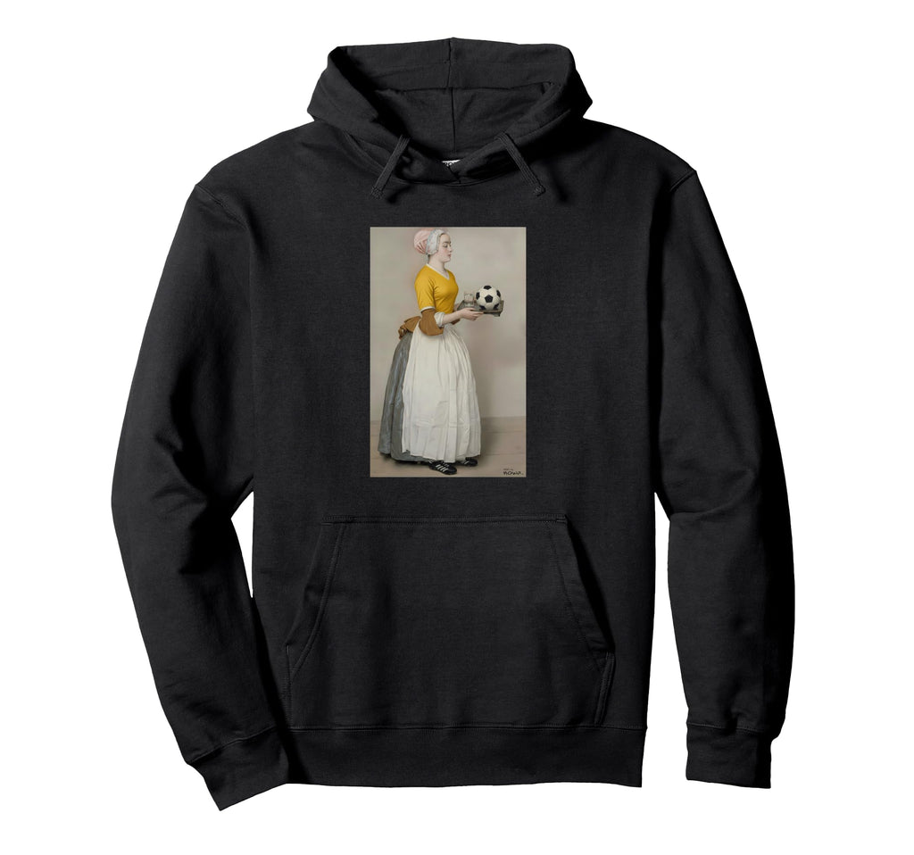 Serving Football Yellow Soccer Outfit Hoodie - Casual Everyday Wear Unisex - T-Shirt, Sweatshirt, Hoodie