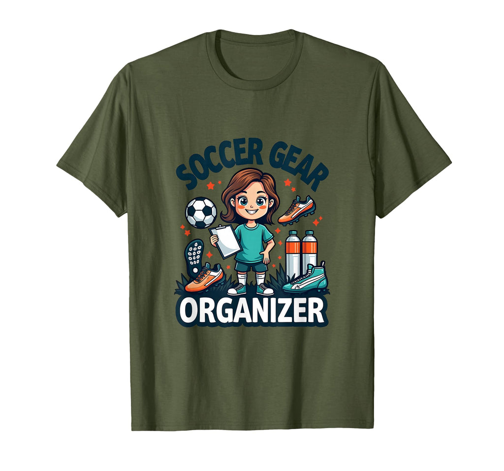 Soccer Mom Soccer Gear Organizer T-Shirt - Minimalist Print Unisex - T-Shirt, Sweatshirt, Hoodie