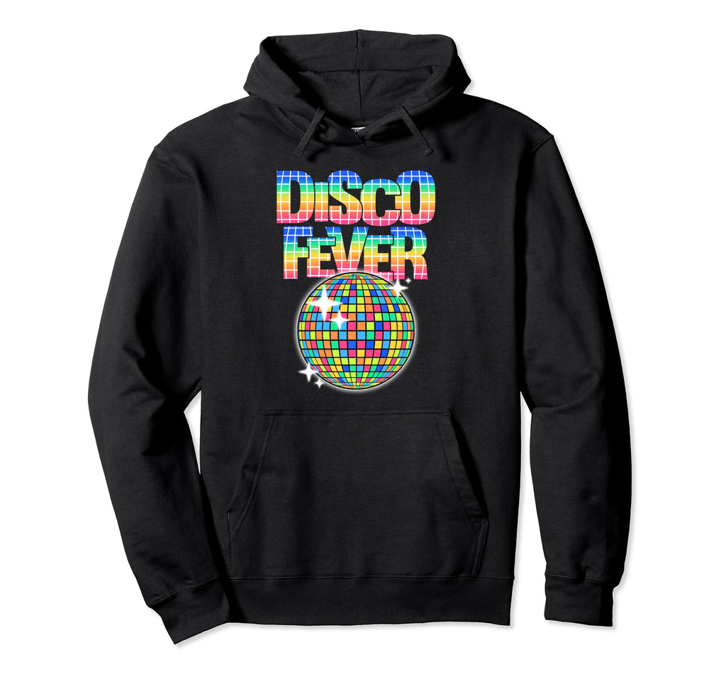 Disco Ball Themed Disco Fever Dancing Hoodie - Aesthetic Graphic for Adults - T-Shirt, Sweatshirt, Hoodie