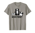 Never Forget Vcr Cassette Tape T-Shirt - Casual Everyday Wear for Adults - T-Shirt, Sweatshirt, Hoodie