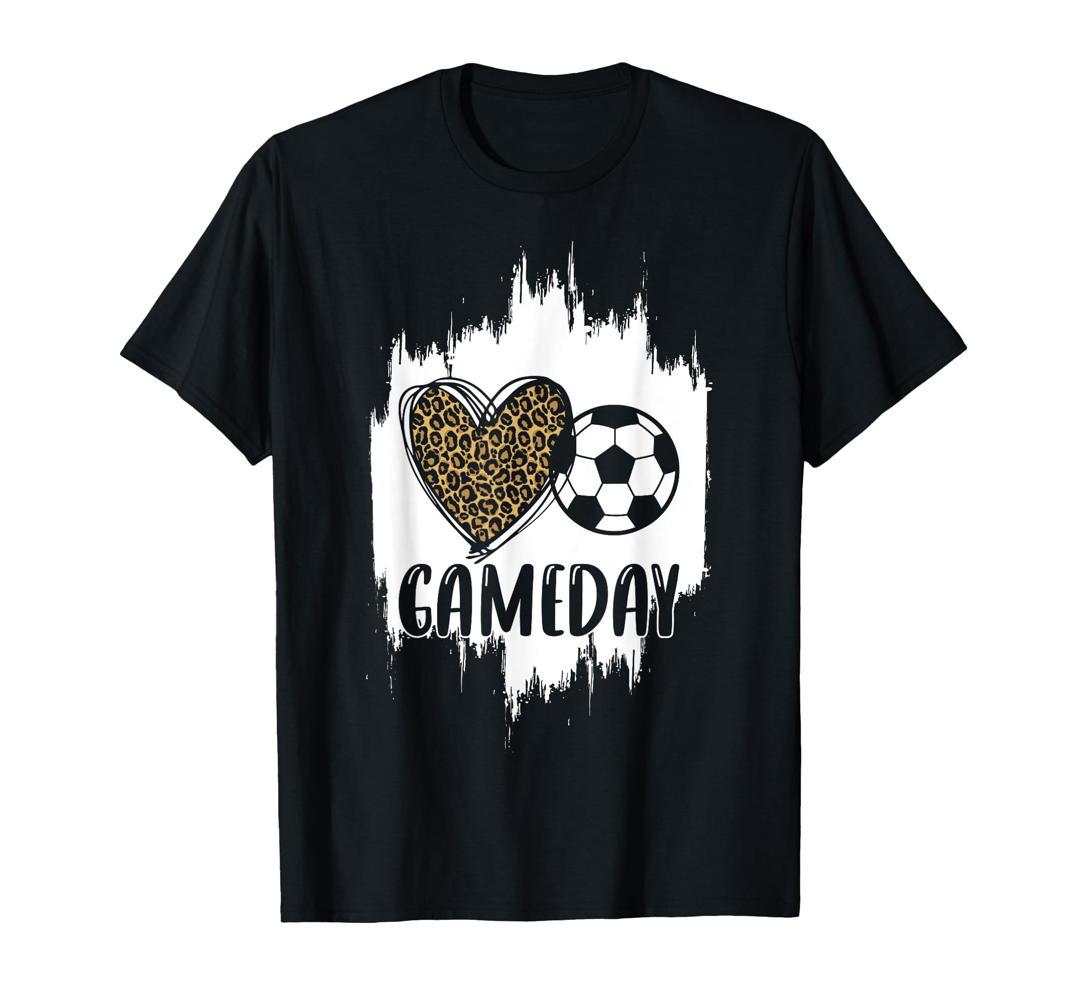 Soccer Game Day Leopard Cheetah T-Shirt - Streetwear Style for Adults - T-Shirt, Sweatshirt, Hoodie