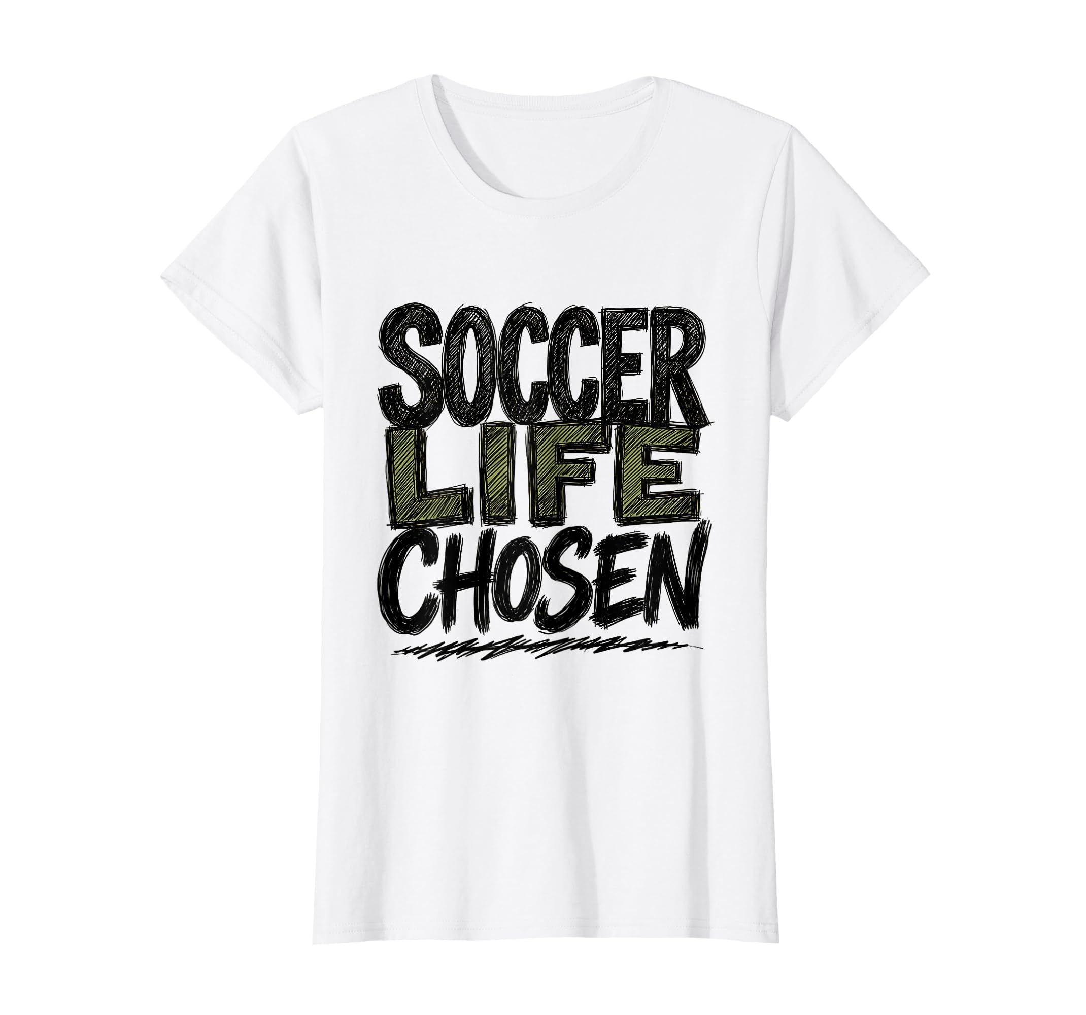 Soccer Life Chosen Soccer T-Shirt - Unique Graphic Men Women - T-Shirt, Sweatshirt, Hoodie