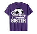 Soccer Sister Soccer Player Game Day T-Shirt - Graphic Print Unisex - T-Shirt, Sweatshirt, Hoodie