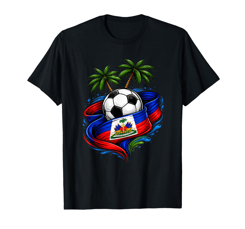 Haiti Soccer 2026 Haitian Flag T-Shirt - Streetwear Style for Adults - T-Shirt, Sweatshirt, Hoodie
