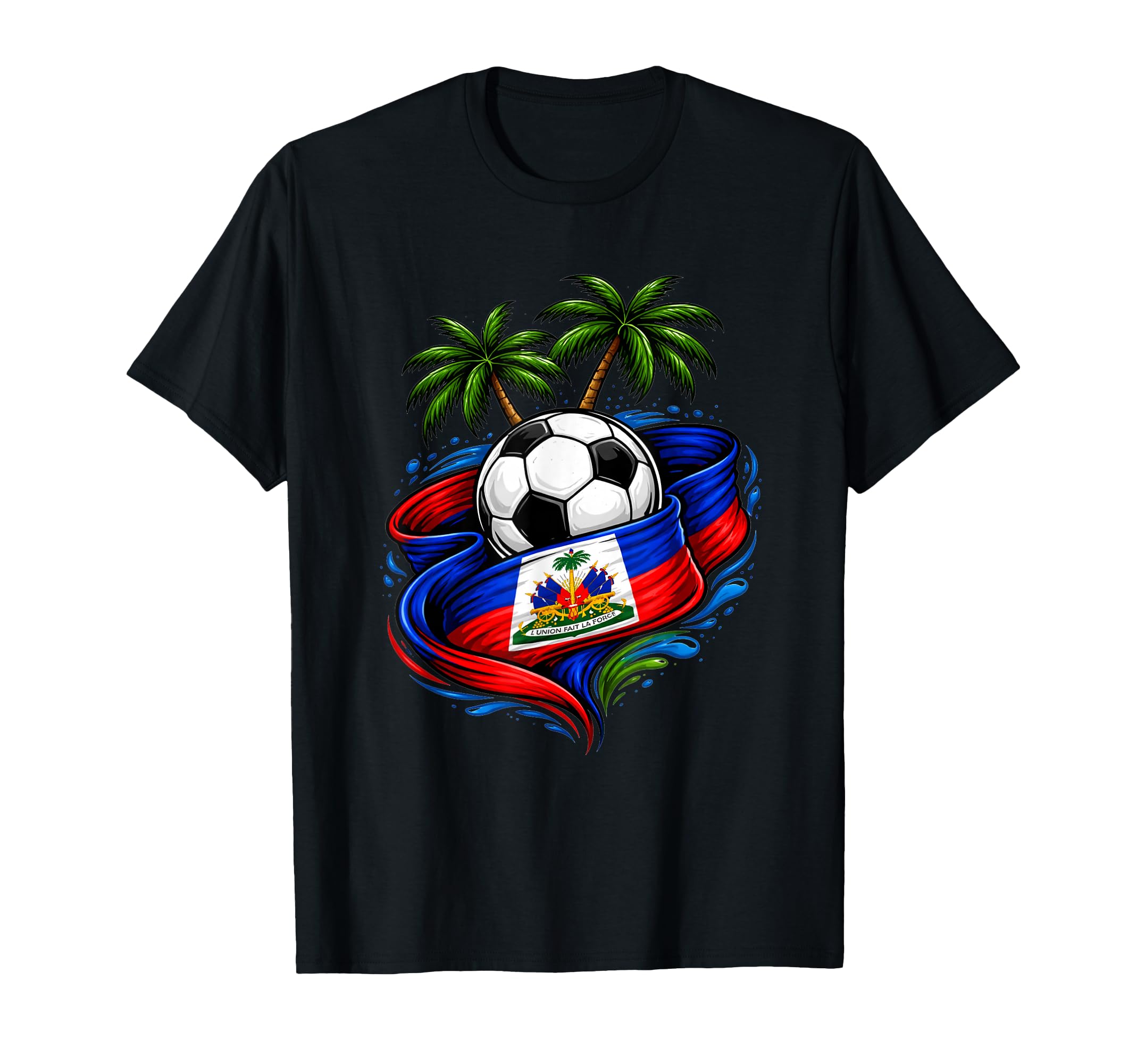 Haiti Soccer 2026 Haitian Flag T-Shirt - Streetwear Style for Adults - T-Shirt, Sweatshirt, Hoodie