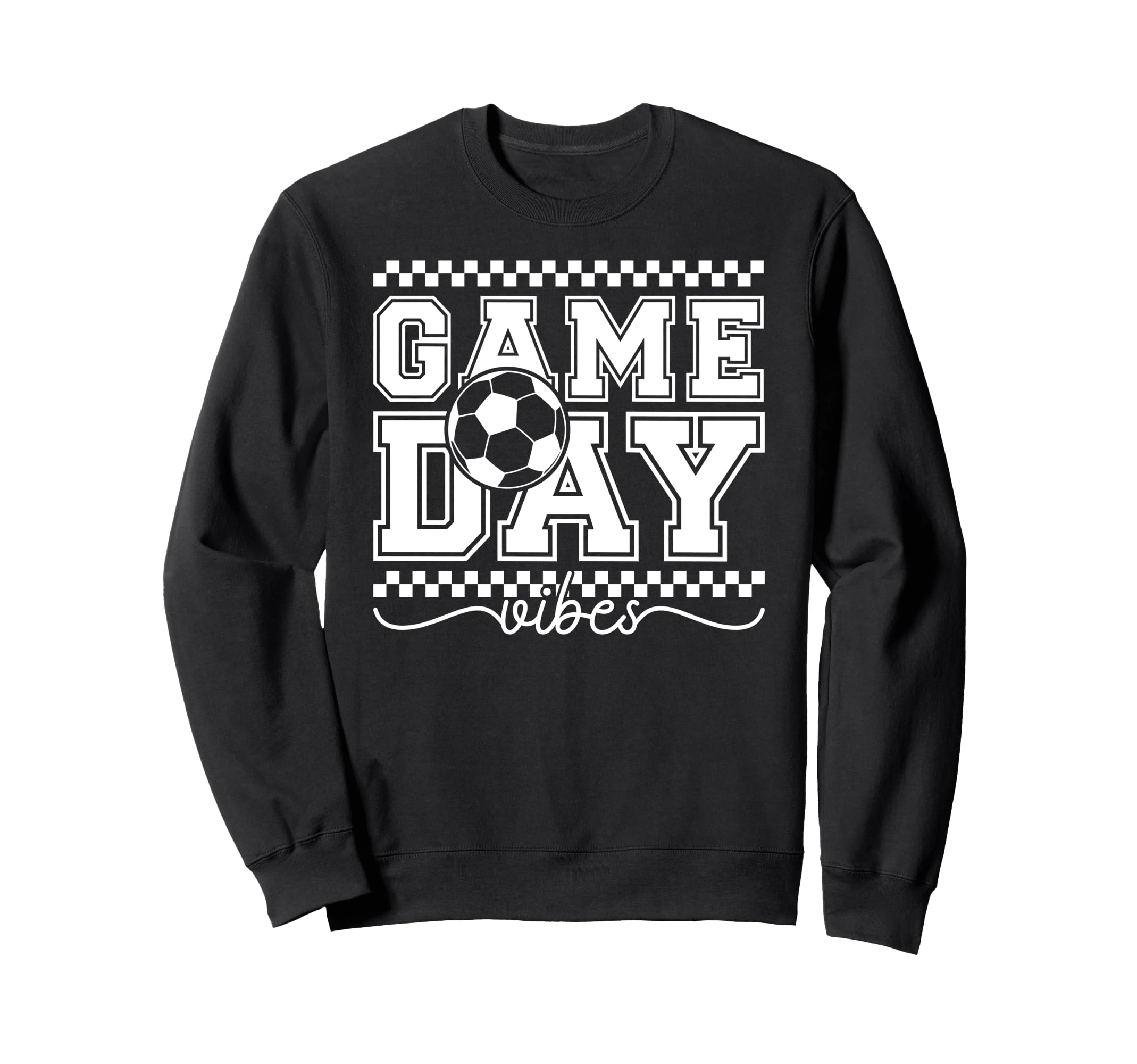 Game Day Vibes Soccer Game Day Sweatshirt - Aesthetic Graphic for Adults - T-Shirt, Sweatshirt, Hoodie