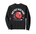 Love Kickball Player Soccer Sweatshirt - Minimalist Print for Adults - T-Shirt, Sweatshirt, Hoodie