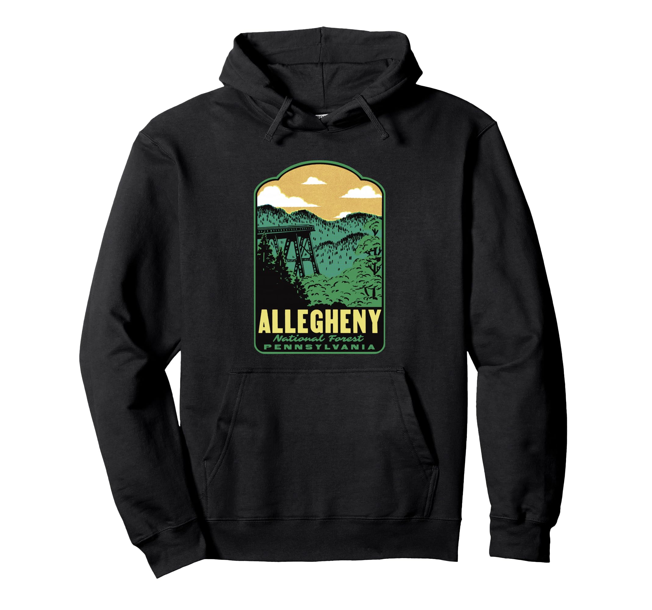 Allegheny National Forest Hoodie - Casual Everyday Wear for Adults - T-Shirt, Sweatshirt, Hoodie