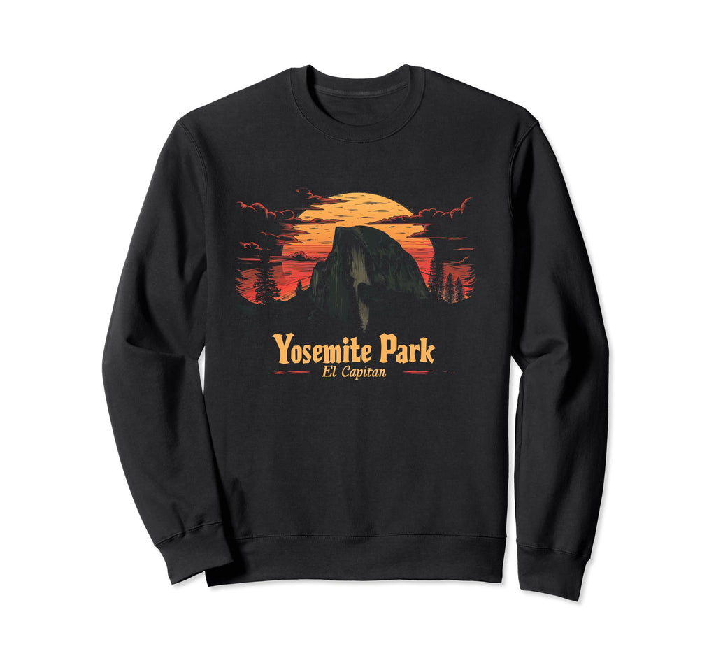 Yosemite National Park Hiking El Sweatshirt - Aesthetic Graphic Unisex - T-Shirt, Sweatshirt, Hoodie