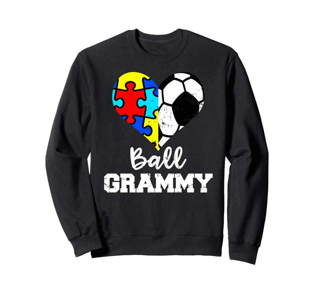Autism Soccer Grammy Funny Autism Sweatshirt - Fun Novelty Design Unisex - T-Shirt, Sweatshirt, Hoodie