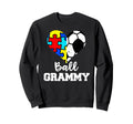 Autism Soccer Grammy Funny Autism Sweatshirt - Fun Novelty Design Unisex - T-Shirt, Sweatshirt, Hoodie