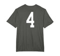Number 4 Back Soccer Training T-Shirt - Unique Graphic for Adults - T-Shirt, Sweatshirt, Hoodie