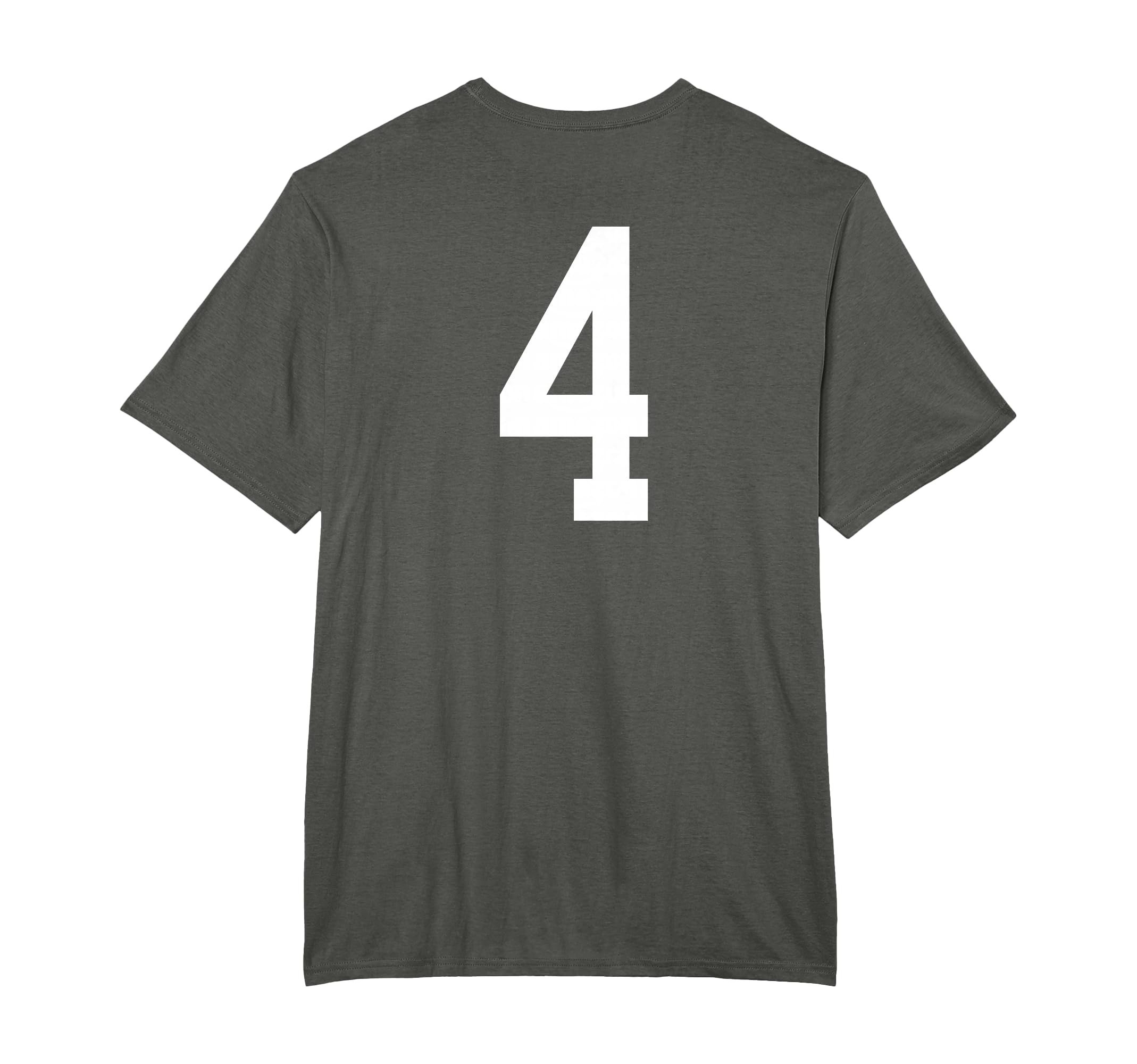 Number 4 Back Soccer Training T-Shirt - Unique Graphic for Adults - T-Shirt, Sweatshirt, Hoodie