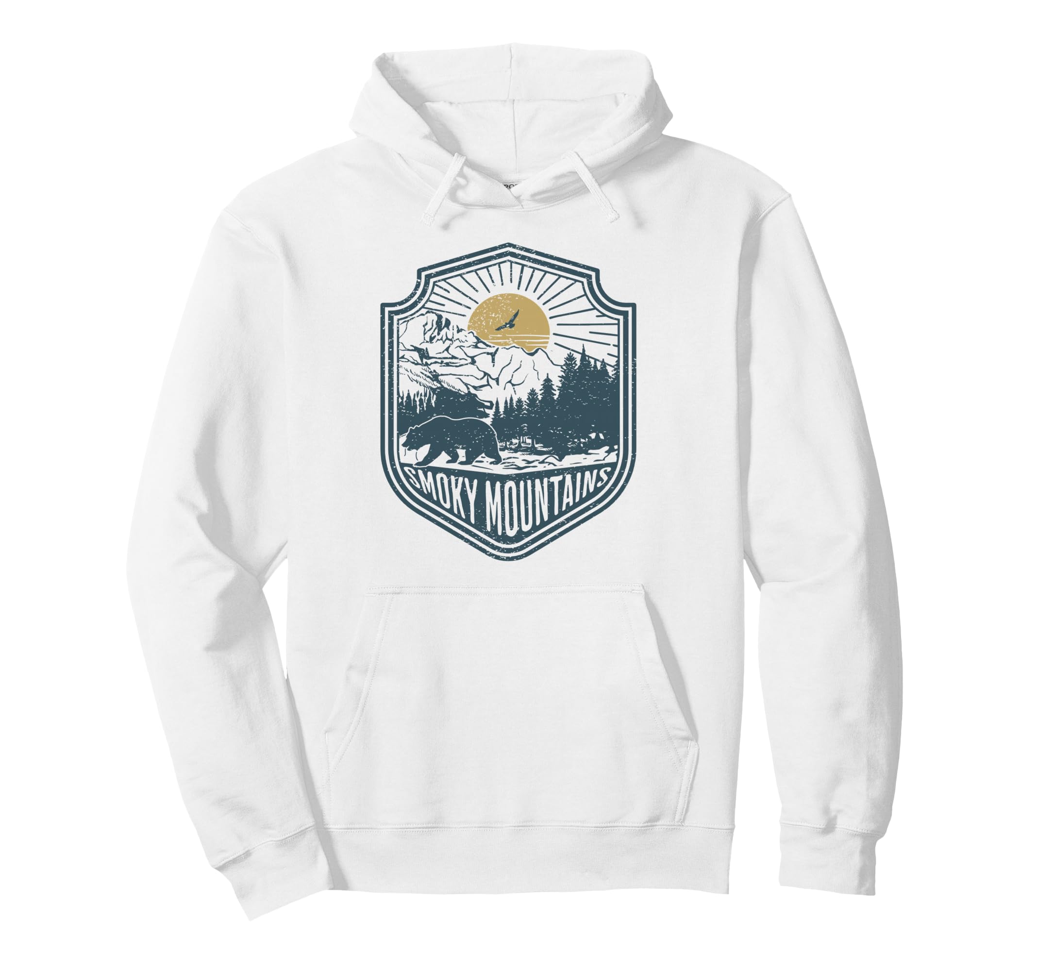 Great Smoky Mountains National Park Sweatshirt - Minimalist Print Unisex - T-Shirt, Sweatshirt, Hoodie