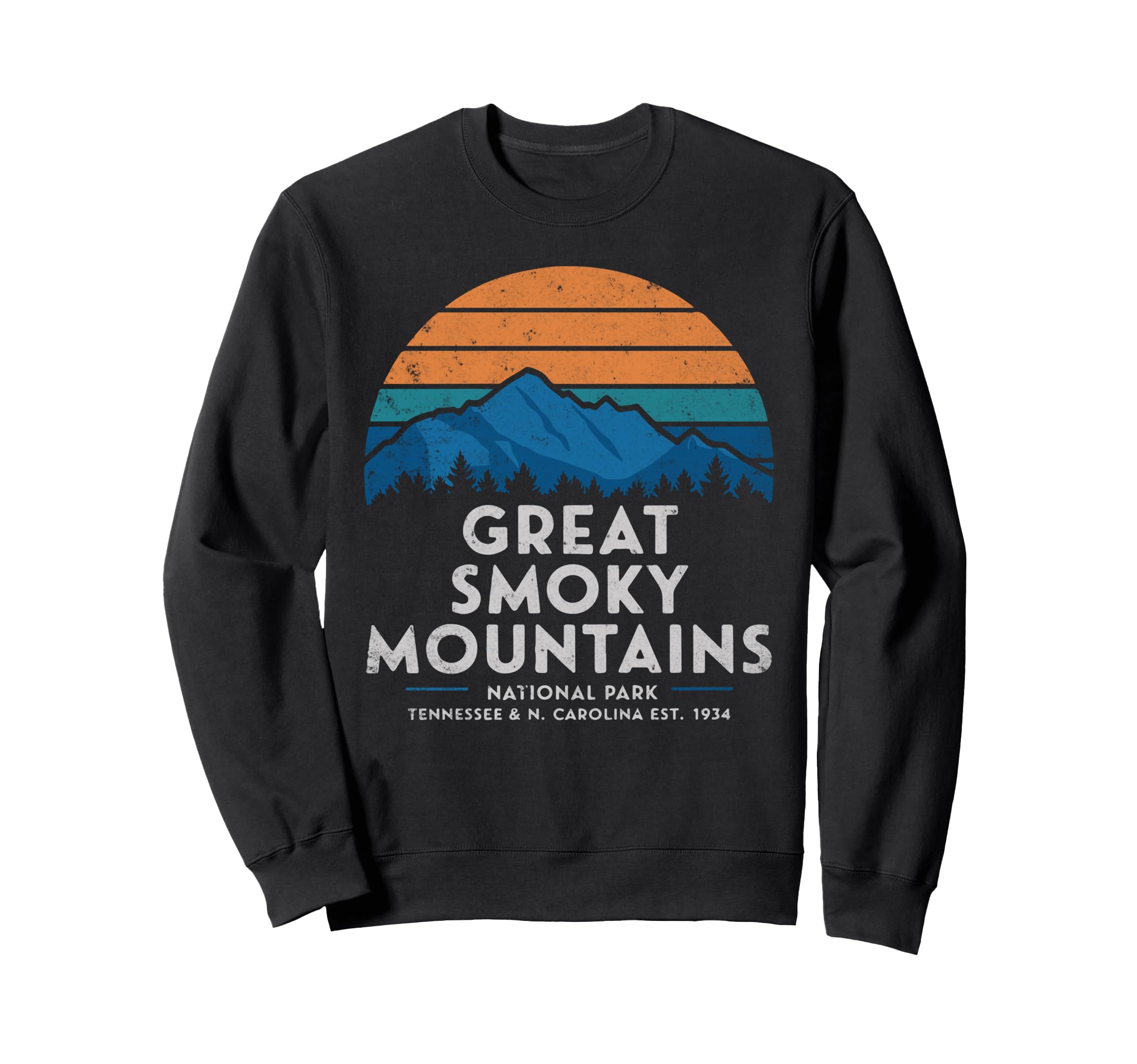 Great Smoky Mountains National Park Sweatshirt - Graphic Print for Adults - T-Shirt, Sweatshirt, Hoodie