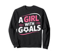Soccer Player Goals Confidence Sweatshirt - Trendy Graphic for Adults - T-Shirt, Sweatshirt, Hoodie