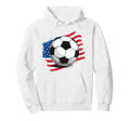 Soccer American Flag 4Th July Hoodie - Aesthetic Graphic Men Women - T-Shirt, Sweatshirt, Hoodie
