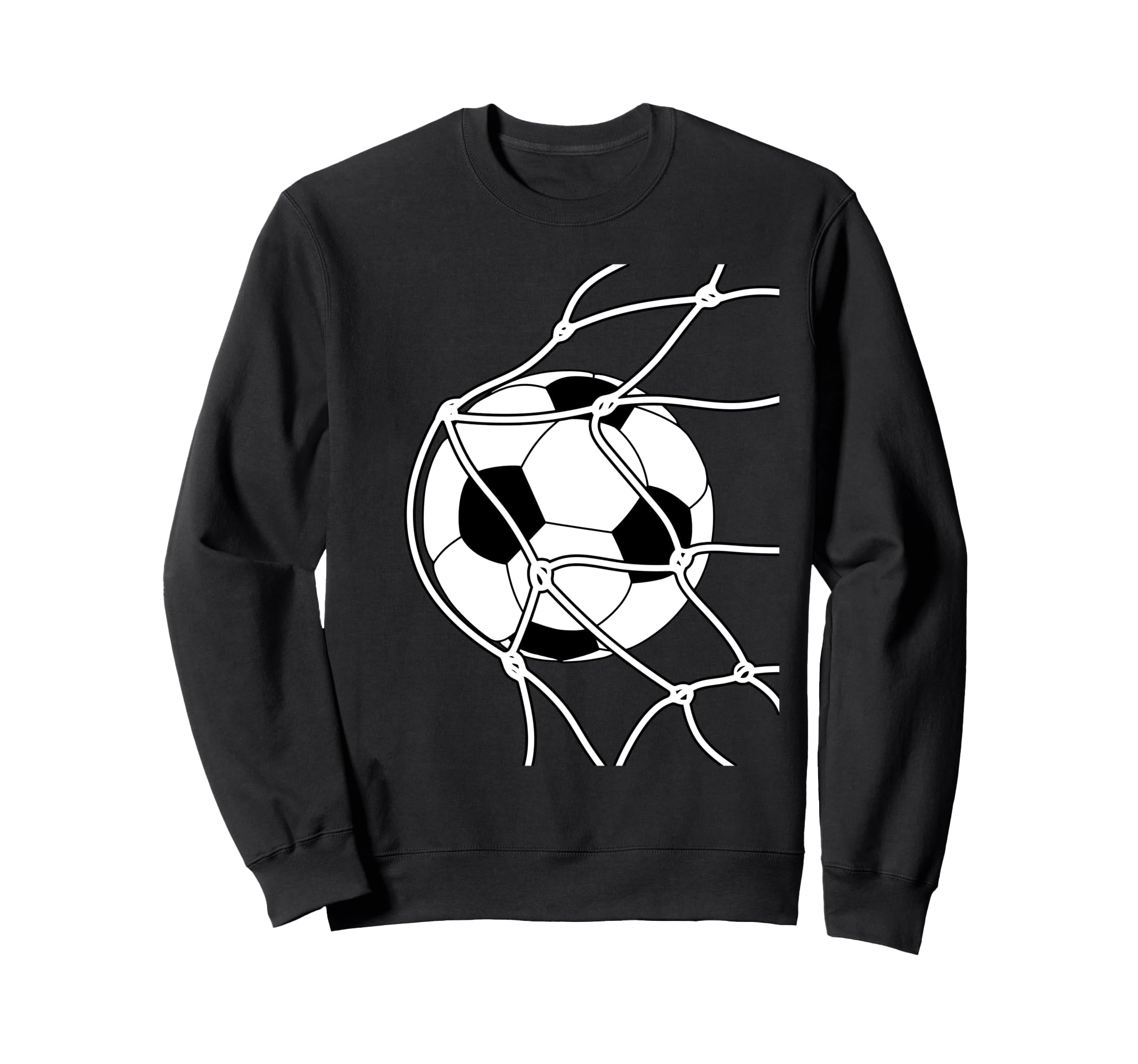 Soccer Ball Goal Funny Player Sweatshirt - Casual Everyday Wear Men Women - T-Shirt, Sweatshirt, Hoodie