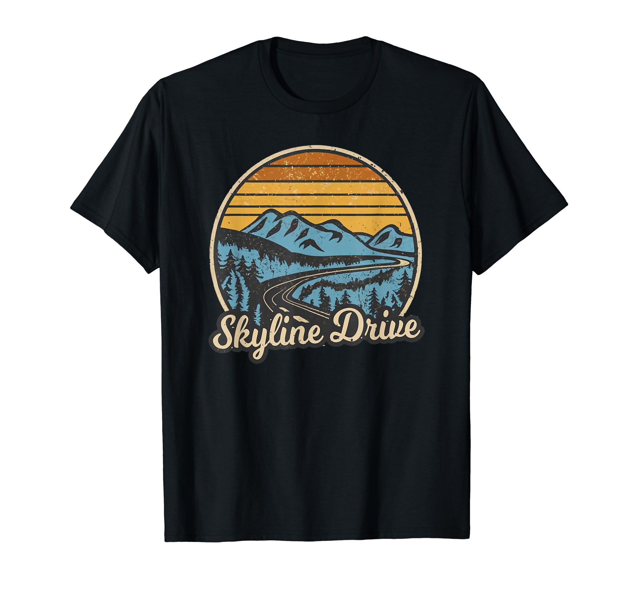 Skyline Drive Shenandoah National Park T-Shirt - Custom Art Print Unisex - T-Shirt, Sweatshirt, Hoodie