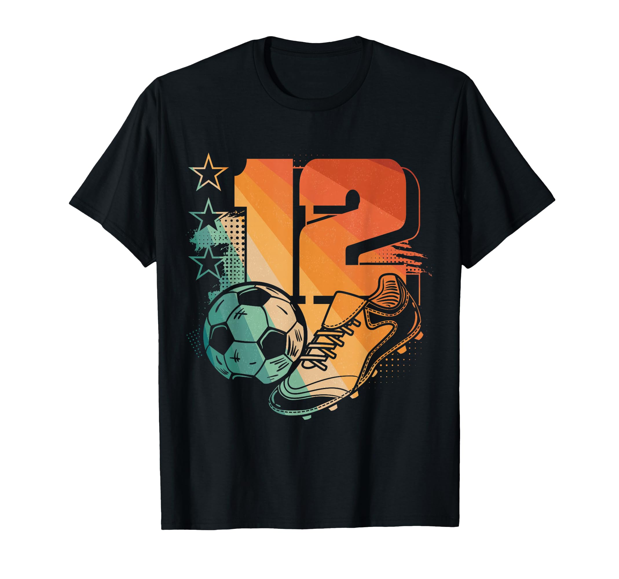 12Th Birthday Soccer Player T-Shirt - Fun Novelty Design for Adults - T-Shirt, Sweatshirt, Hoodie
