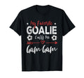 Funny Soccer Goalie Goalkeeper Mom Hoodie - Minimalist Print Men Women - T-Shirt, Sweatshirt, Hoodie