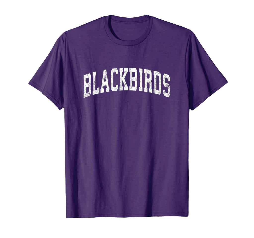 Blackbirds Mascot Athletic Sports T-Shirt - Fun Novelty Design Men Women - T-Shirt, Sweatshirt, Hoodie