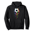 Dripping Soccer Drip Ice Cream Drip Hoodie - Custom Art Print Men Women - T-Shirt, Sweatshirt, Hoodie