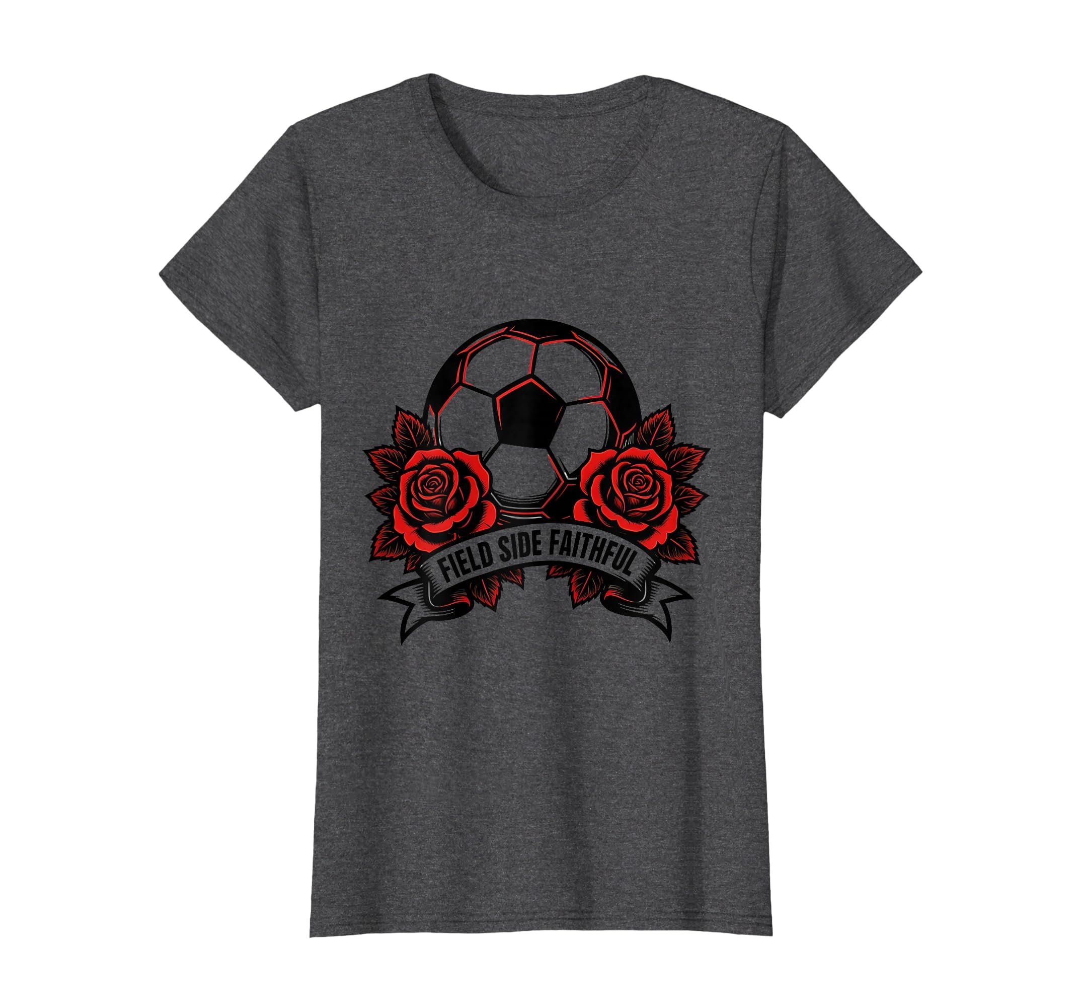 Field Side Faithful Soccer Mom T-Shirt - Casual Everyday Wear Unisex - T-Shirt, Sweatshirt, Hoodie