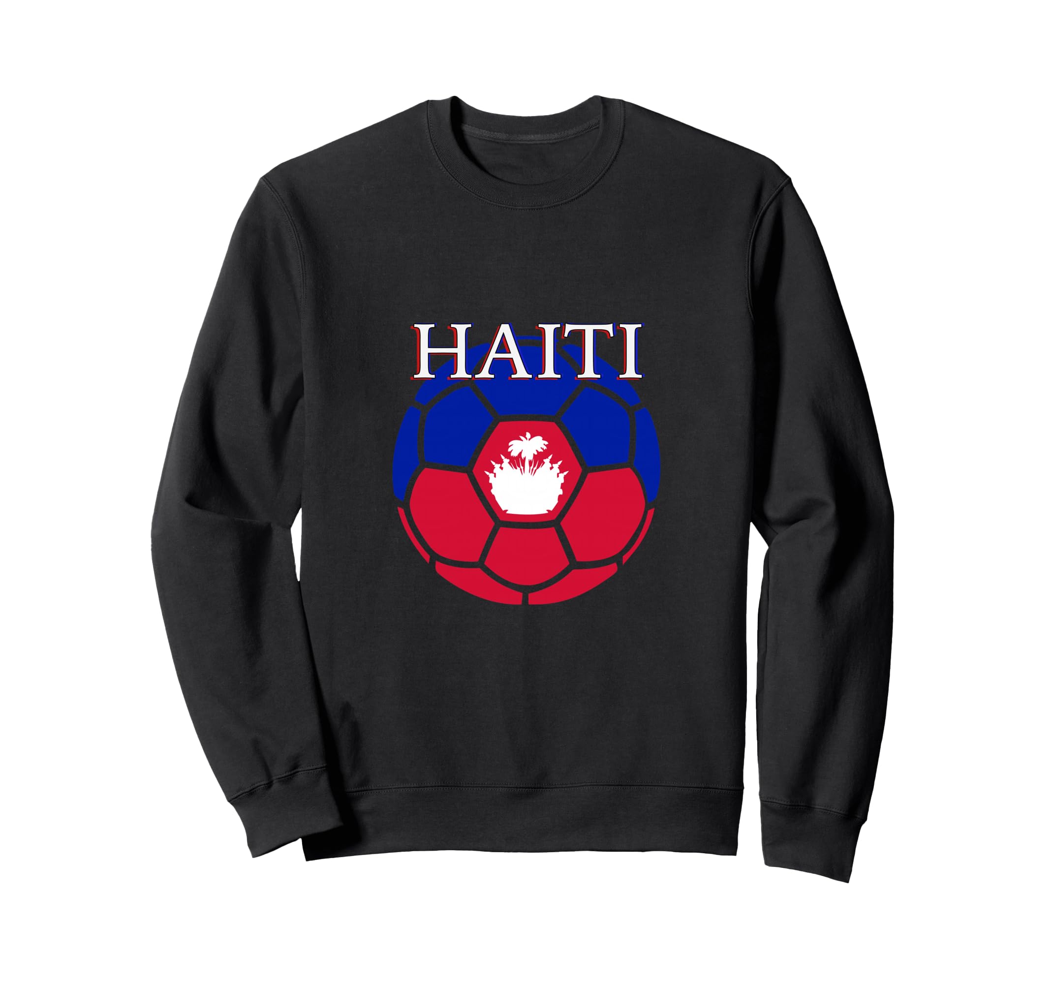 Haiti Soccer Sweatshirt - Unique Graphic Men Women - T-Shirt, Sweatshirt, Hoodie