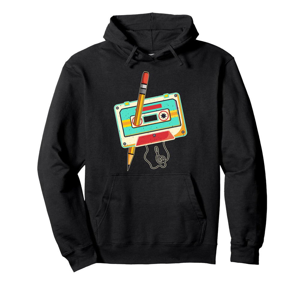 80S 90S Music Party Costume Nostalgia Hoodie - Minimalist Print Men Women - T-Shirt, Sweatshirt, Hoodie