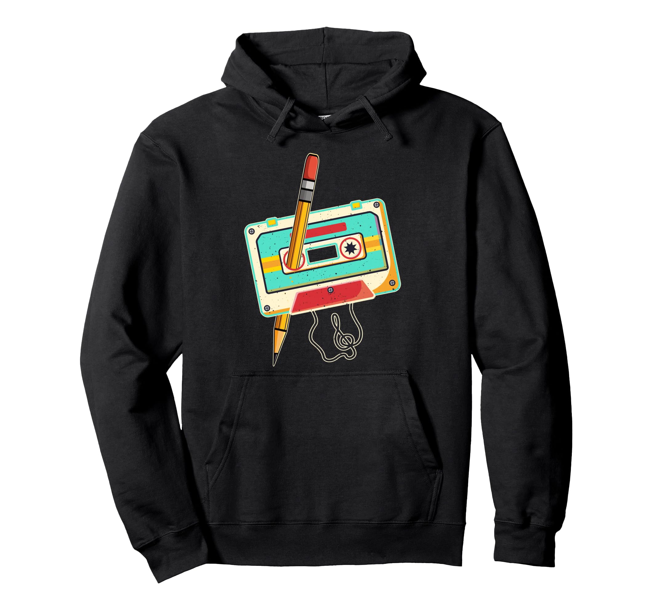 80S 90S Music Party Costume Nostalgia Hoodie - Minimalist Print Men Women - T-Shirt, Sweatshirt, Hoodie