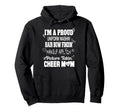 Proud Cheer Mom Cheerleader Hoodie - Fun Novelty Design Men Women - T-Shirt, Sweatshirt, Hoodie