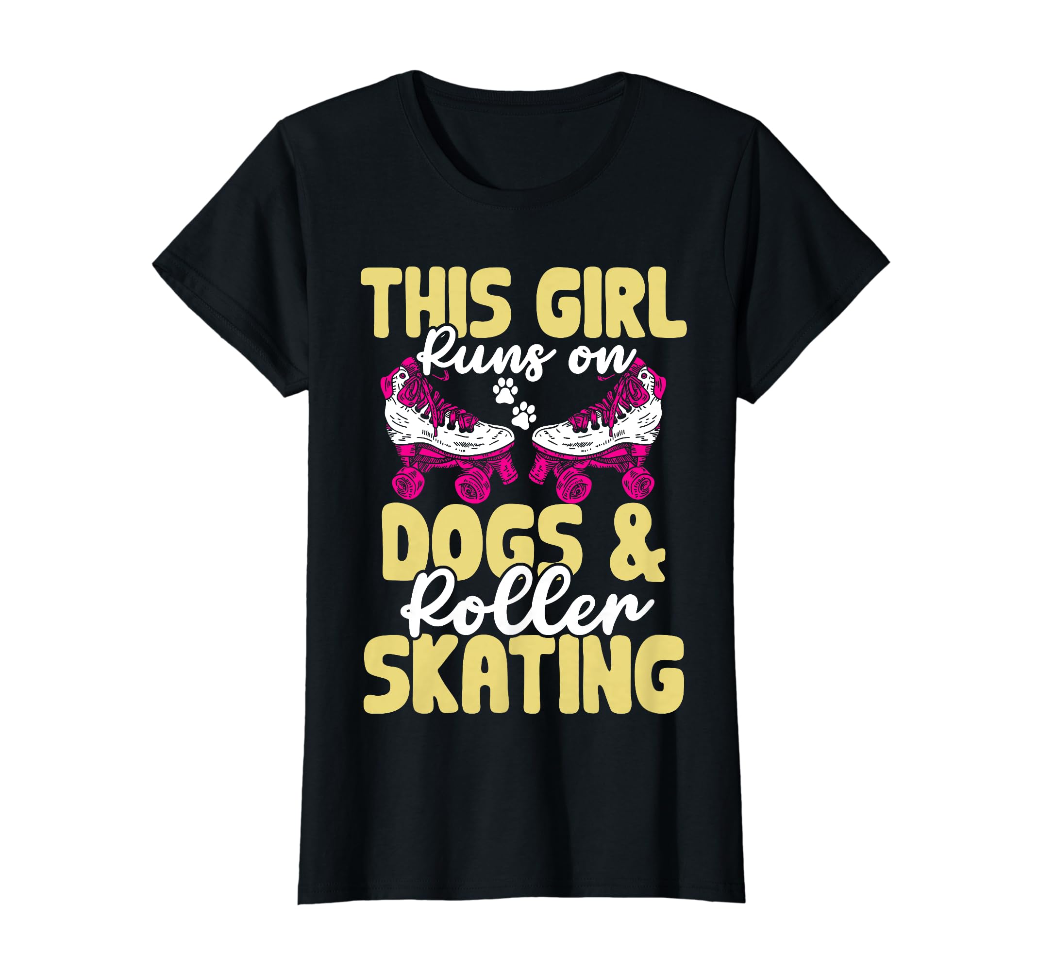 This Runs Dogs And Roller Skating T-Shirt - Graphic Print for Adults - T-Shirt, Sweatshirt, Hoodie