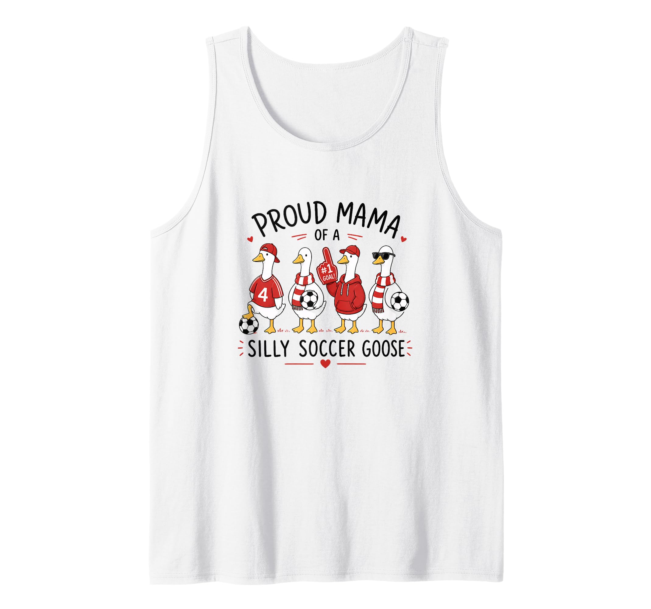 Proud Mama Silly Soccer Goose T-Shirt - Casual Everyday Wear for Adults - T-Shirt, Sweatshirt, Hoodie