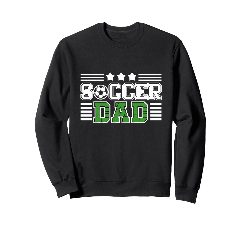 Proud Soccer Dad Stars Sweatshirt - Aesthetic Graphic Men Women - T-Shirt, Sweatshirt, Hoodie